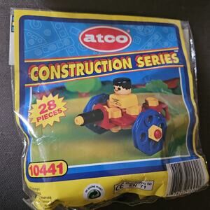 Vintage Atco Construction Series 25 Pieces 10441 New in Package